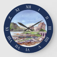 Eilean Donan Castle Watercolor Painting