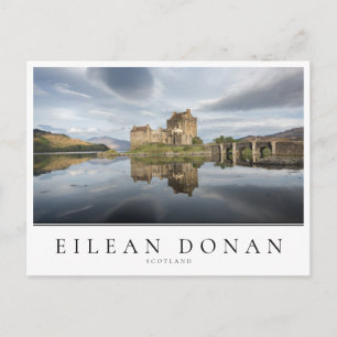 Eilean Donan Castle with reflection in Scotland Postcard