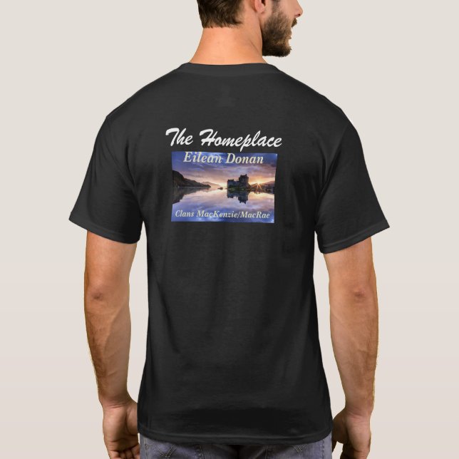 Eilean Donan –  Clans MacKenzie/MacRae T-Shirt (Back)
