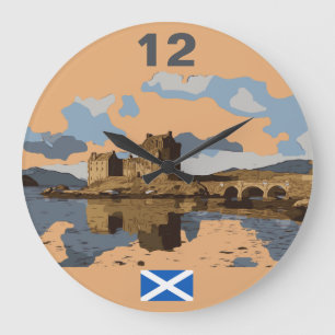 EILEAN DONAN LARGE CLOCK
