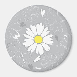 Eilin's Daisy Flower Magnet