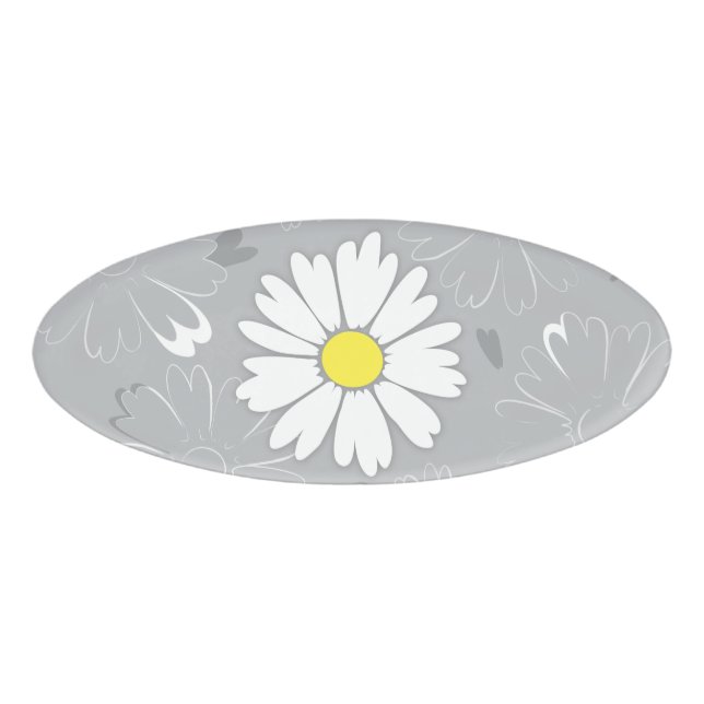 Eilin's Daisy Flower Name Tag (Front)