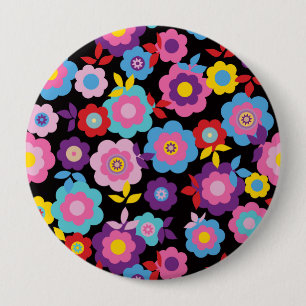 Eilin's Spring Flowers 10 Cm Round Badge