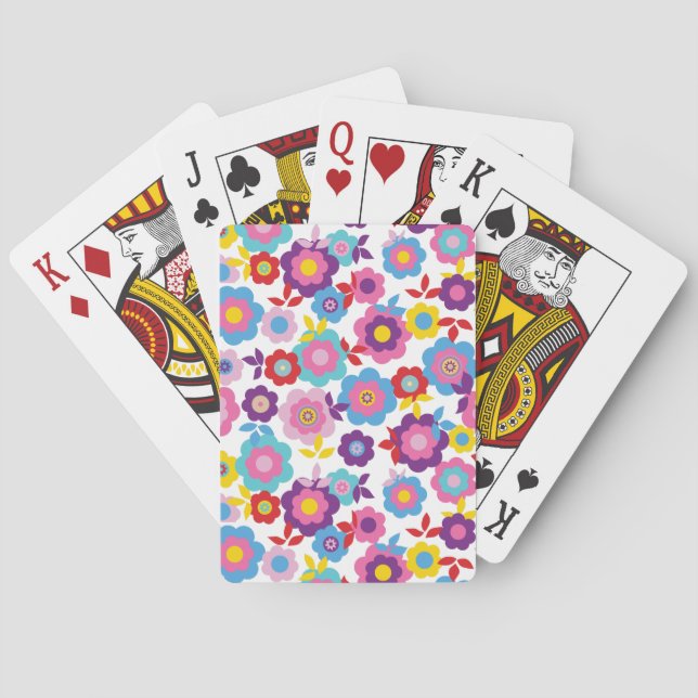 Eilin's Spring Flowers 2 Playing Cards (Back)