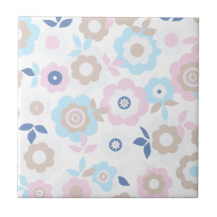 Eilin's Spring Flowers 3 Tile