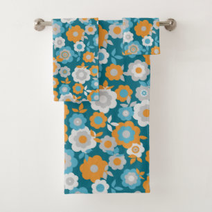 Eilin's Spring Flowers Bath Towel Set