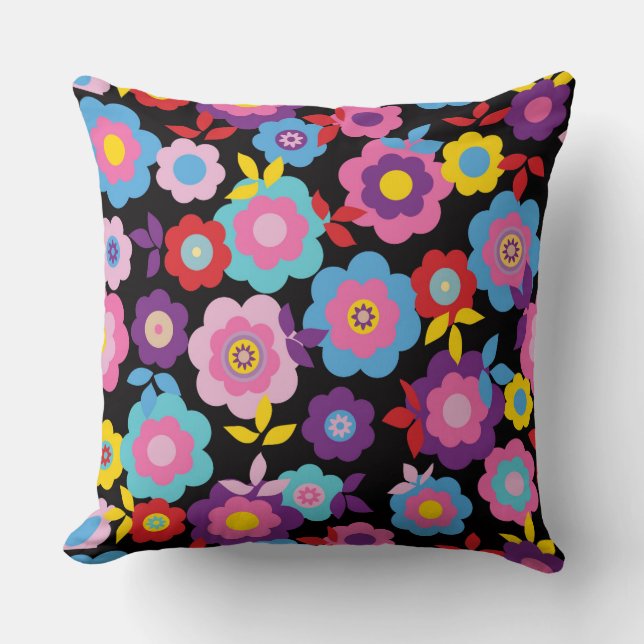 Eilin's Spring Flowers Cushion (Front)