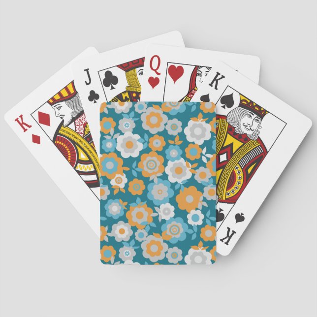 Eilin's Spring Flowers Playing Cards (Back)