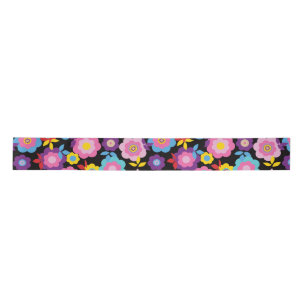 Eilin's Spring Flowers Satin Ribbon