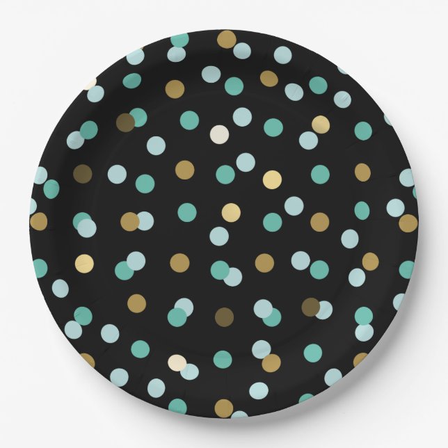 Eilin's Trendy Pattern Paper Plate (Front)