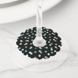 Eilin's Trendy Pattern Wine Glass Tag