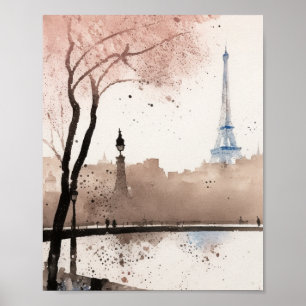 Ein Hauch von Paris - Aquarell -  Poster