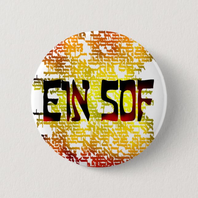 Ein Sof 6 Cm Round Badge (Front)