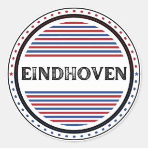 Eindhoven City Pride Emblem – Dutch Identity Classic Round Sticker