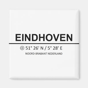 Eindhoven Coordinaten - Eindhoven Coordinates Magnet