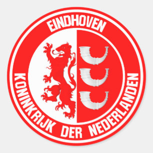 Eindhoven Round Emblem Classic Round Sticker