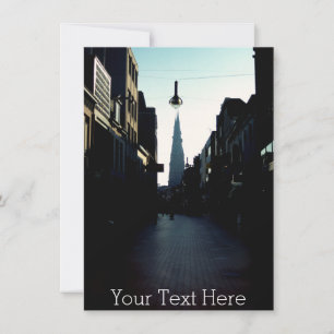 Eindhoven street & Catharinakerk, Netherlands card