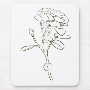 Eine Rose für die Liebste.... Mouse Mat