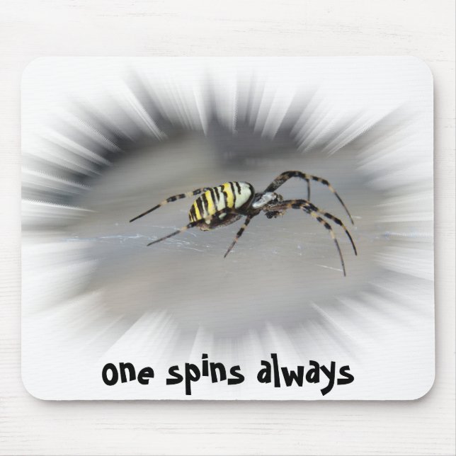 einer spinnt immer Mauspad Mouse Mat (Front)