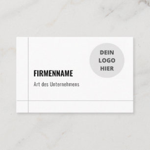 Einfache Visitenkarten Vorlage - Online Gestalten Business Card