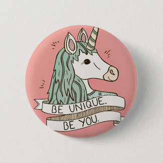 Einhorn Button 5.7 cm Round