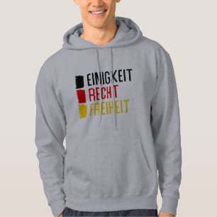 Einigkeit Recht Freiheit Germany Motto Hoodie