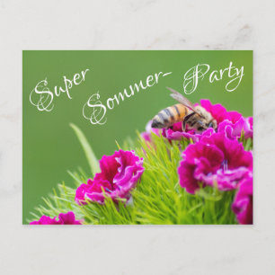 Einladung zu Deiner super Sommerparty! Postcard