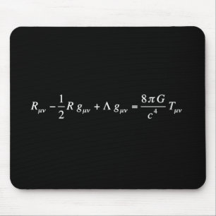 Einstein field equation of general relativity mouse mat