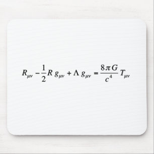 Einstein field equation of general relativity mouse mat