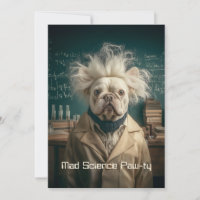 Einstein Pup in Lab Coat