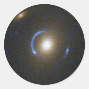 Einstein Ring Gravitational Lens Classic Round Sticker