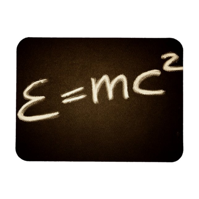 Einstein's equation magnet (Horizontal)