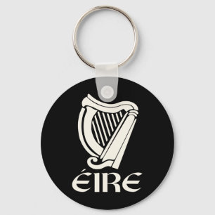 Eire Gaelic Ireland Eireann Irish Pride Harp St Pa Key Ring