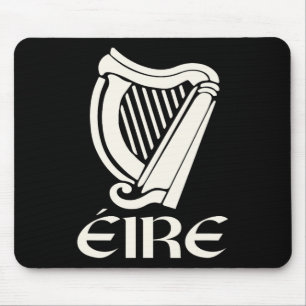 Eire Gaelic Ireland Eireann Irish Pride Harp St Pa Mouse Mat