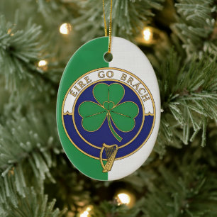 Éire go Brách - Ireland Forever Ceramic Tree Decoration