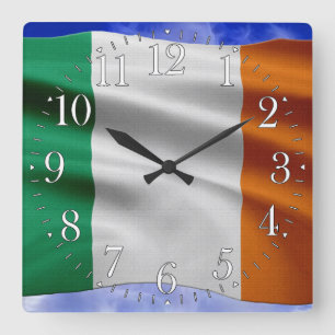 EIRE - IRELAND Flag Proud Patriotic Wall Clock
