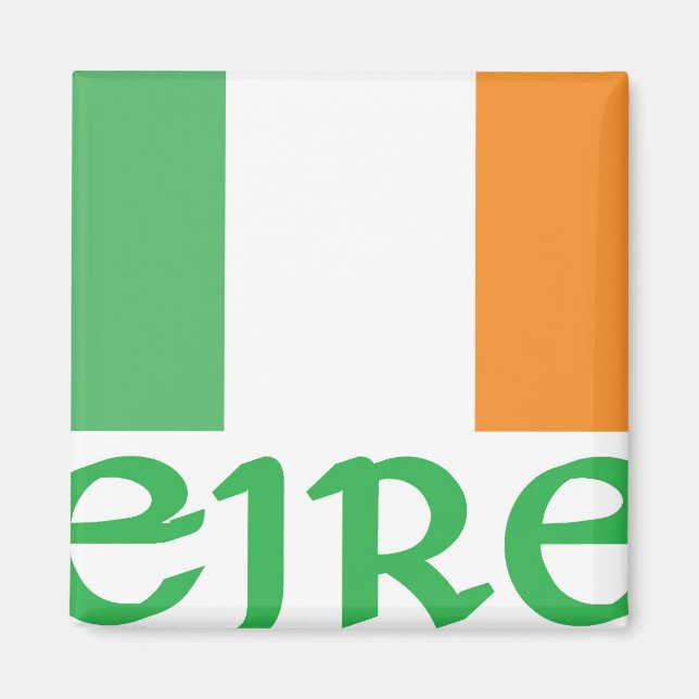 EIRE Irish Flag Magnet (Front)