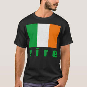 Eire Irish Flag Retro Style Design T-Shirt
