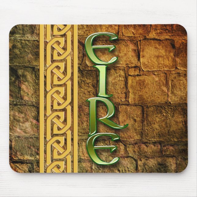 Eire, the Emerald Isle Mouse Mat (Front)