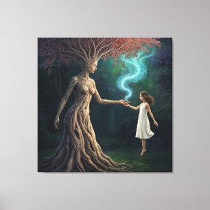 “ Eirene’s Woodland Crossing” – A Surreal Reality Canvas Print