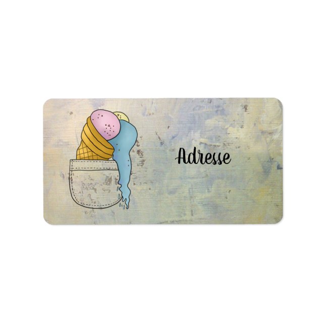 Eis in der Tasche  Label (Front)