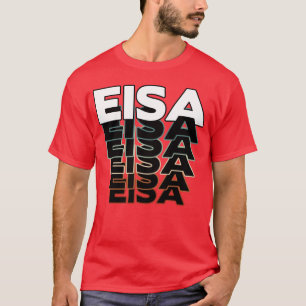 Eisa Funny Retro Vintage Sunset Eisa 80s 90s girl T-Shirt