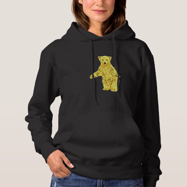 Eisbär Children's  With Bear North Pole Endangered Hoodie (Front)