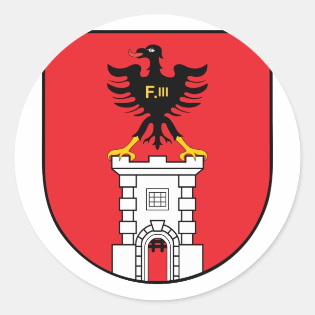 eisenstadt, Austria Classic Round Sticker (Front)