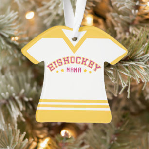 Eishockey Mama Hockey Mum German Ornament