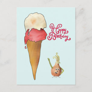 Eiswaffel Postcard