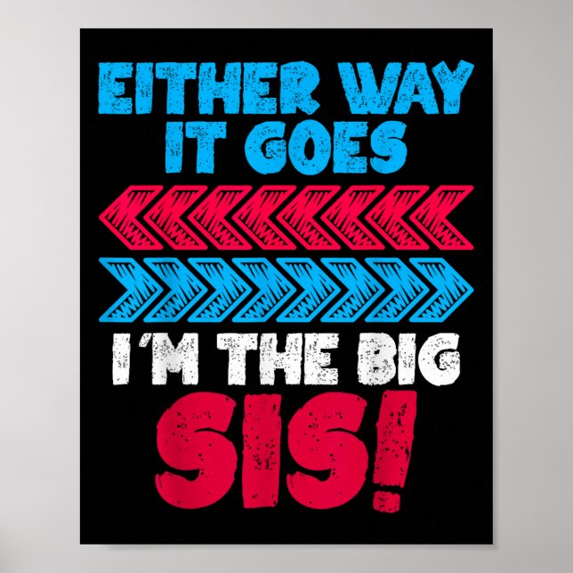 Either Way I’m In Charge Funny Confident Sibling A Poster (Front)