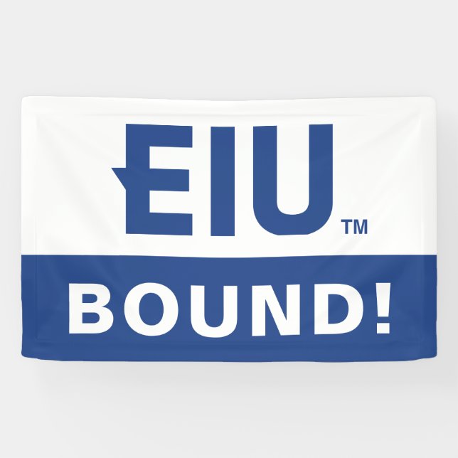 EIU Block Letter Banner (Horizontal)