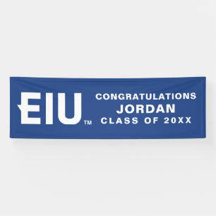 EIU Block Letter Banner
