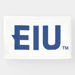 EIU Block Letter Banner